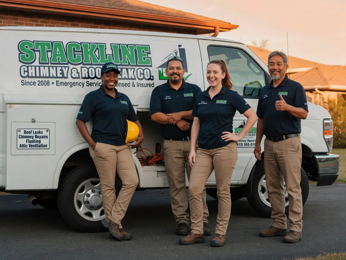 Chimney flashing repair company in Manderson, SD
